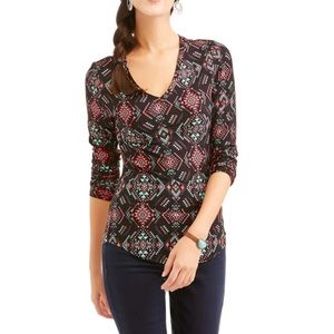 Women V-Neck Long Sleeve Shirt